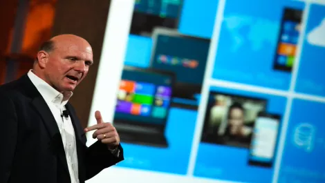 Momentum with Microsoft according to Ballmer
