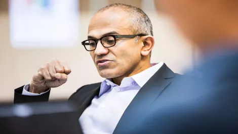 'Who am I?' - Nadella's first words...