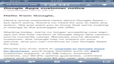 Google Apps for small businesses no longer free