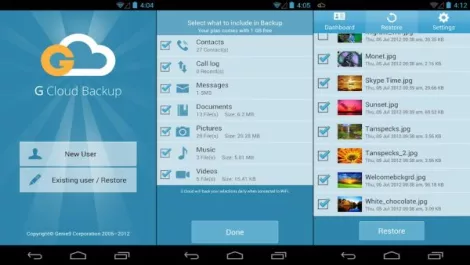 Android App Review: G Cloud Backup
