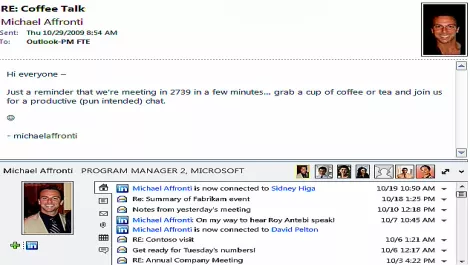 Microsoft Outlook becomes social network hub