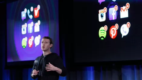 Facebook challenges Google with "Home" for phones