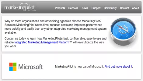 Microsoft acquires MarketingPilot in boost for CMOs