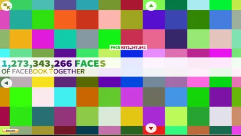 Ever wondered what 1.2 billion Facebook users look like?