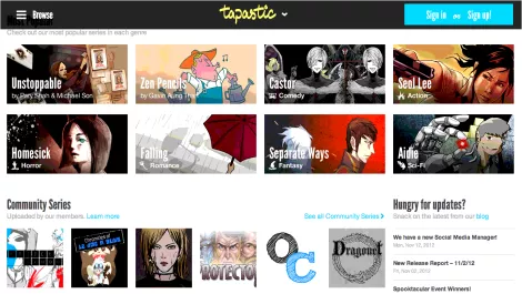 Android App Review: Tapastic