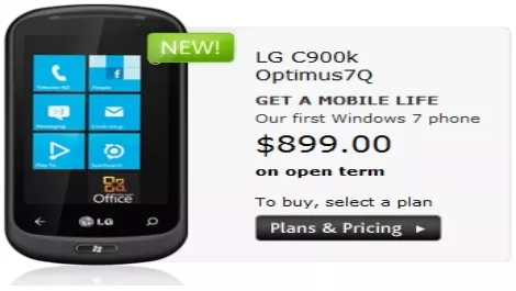 Telecom launches LG Windows Phone 7