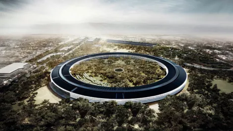 Introducing Apple's new US$5bn spaceship HQ...