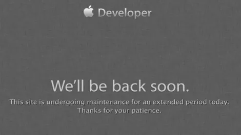Why taking down Apple's Developer site was a good idea...