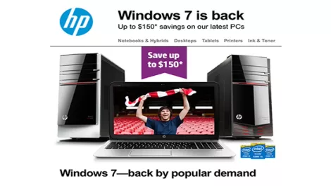 HP slaps up Microsoft with Windows 7 ad