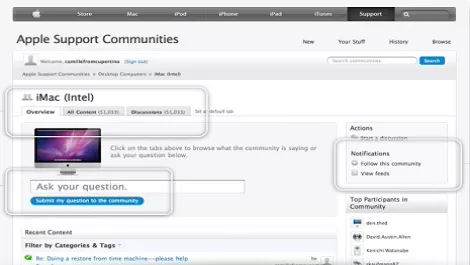 Apple launches 'Support Communities'