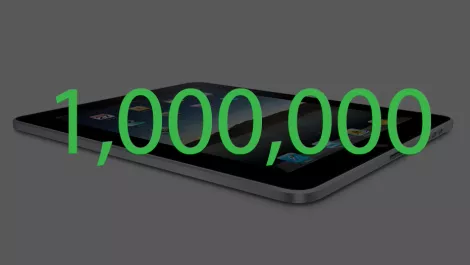 iPad sales hit one million mark