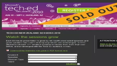 Tech.Ed sells out - session builder goes live