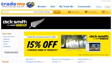 Dick Smith partners with Trade Me to reach more Kiwis
