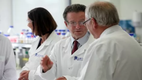 Scientists around the world collaborate with super high speed internet
