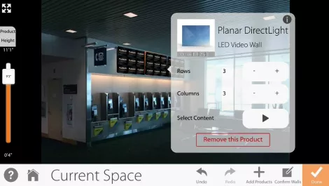 iOS augmented reality app brings video walls to life