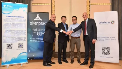 China Telecom, Silver Peak & Westcon-Comstor launch managed SD-WAN partnership