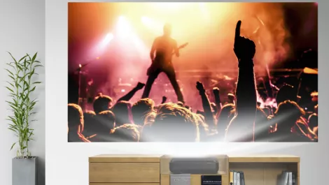 TVs too mainstream for you? Try Epson's $4,000 short range projector