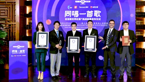 Chinese WeSing users set Guinness World Record