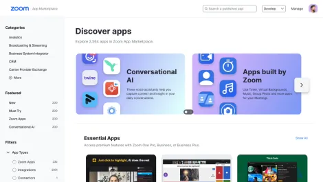 Zoom enhances it's ecosystem with updated open platform and app marketplace