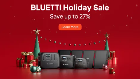 BLUETTI's Christmas Sale brings three new portable power stations