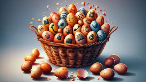 Putting all your eggs in one communication basket is never a good idea