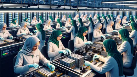 Hewlett Packard opens first 'Saudi Made' server facility with female-led workforce