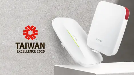 Zyxel wins Taiwan Excellence for WiFi & security tech