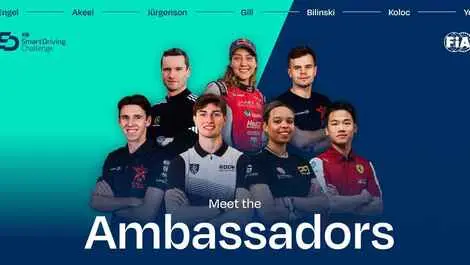 FIA unveils motorsport stars for Smart Driving Challenge