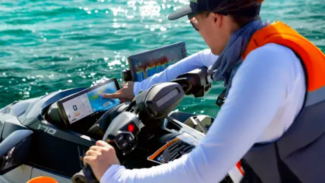 Sea-Doo unveils 2026 lineup with new touchscreen tech & audio