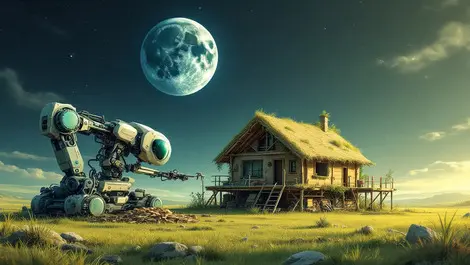 Charlotte robot promises eco-safe home building on Earth & Moon