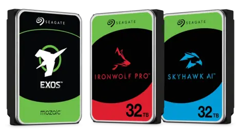 Seagate rolls out 32TB CMR drives for AI video surge