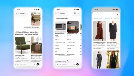 OpenAI adds shopping tools to ChatGPT with visual discovery