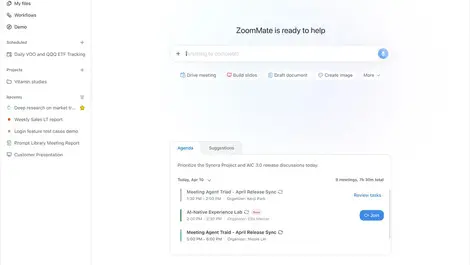 Zoom launches ZoomMate AI tool for workplace tasks