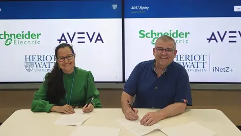 AVEVA, Schneider & Heriot-Watt back net zero twins
