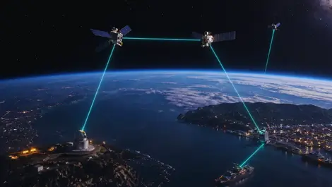 Transcelestial & Warpspace test optical satellite links