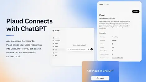 Plaud launches Plaud App in ChatGPT for meeting transcripts